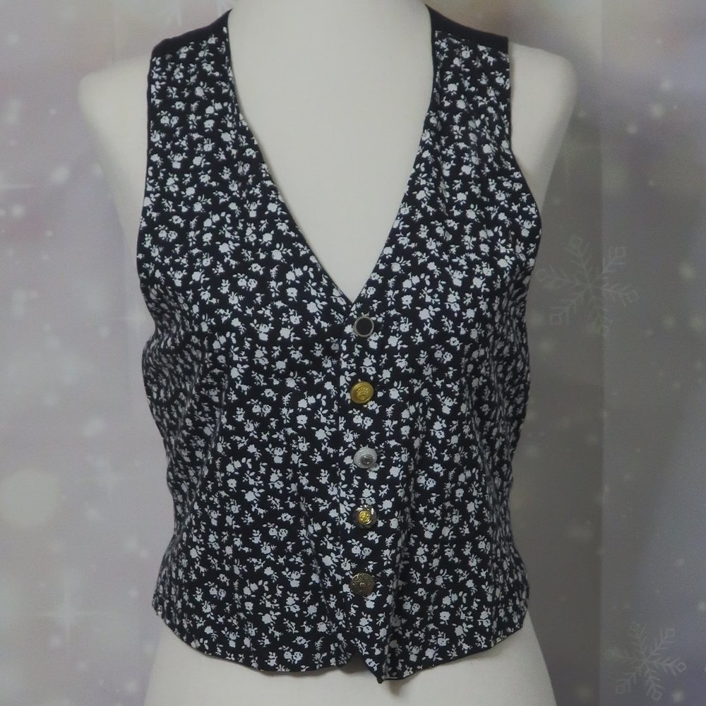 Vintage Floral Vest